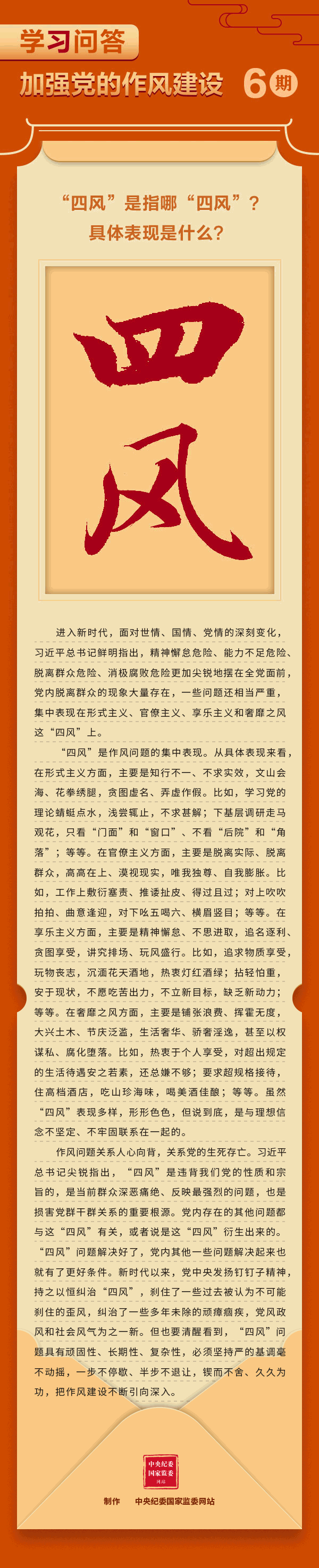 第六期：“深入贯彻中央八项划定精神学习教育”学习问答  第6期：“四风”是指哪“四风”？详细体现是什么？.gif